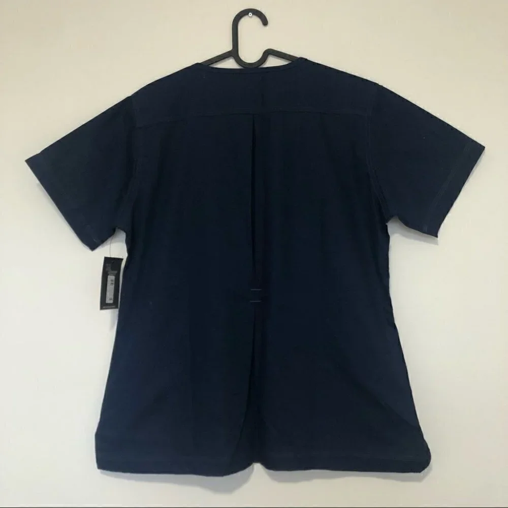 𝅺Carhartt Scrubs V-Neck Multi Pocket Cotton Blend Ripstop Top - Picture 3 of 10